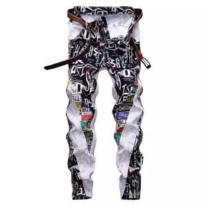 Graffiti Skinny Jeans